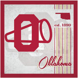 Oklahoma Sooners Sign Wood 10x10 Album Design-0