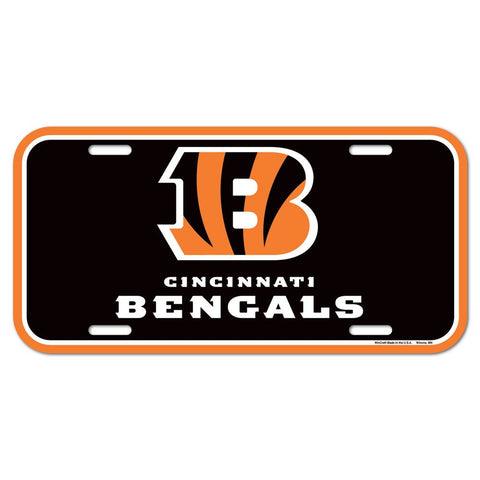 Cincinnati Bengals License Plate Plastic-0
