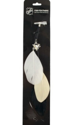 Pittsburgh Penguins Team Color Feather Hair Clip-0