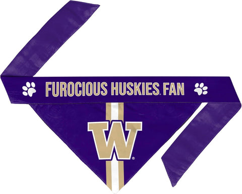 Washington Huskies Pet Bandanna Size S Alternate Design-0