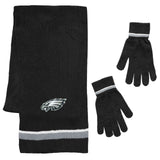 Philadelphia Eagles Scarf and Glove Gift Set Chenille-0