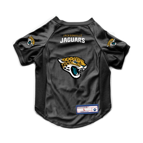 Jacksonville Jaguars Pet Jersey Stretch Size Big Dog-0