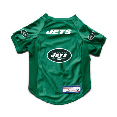 New York Jets Pet Jersey Stretch Size Big Dog-0