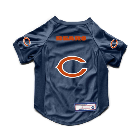 Chicago Bears Pet Jersey Stretch Size L - Special Order-0