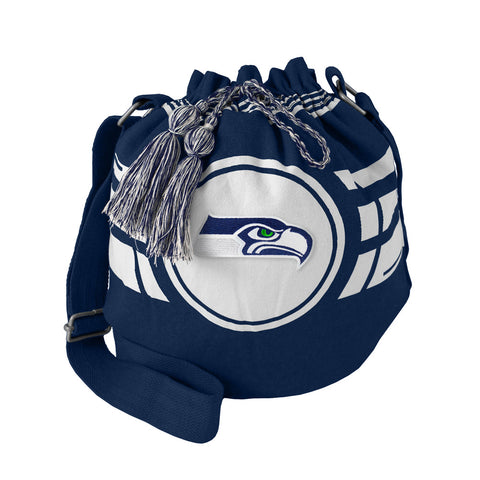 Seattle Seahawks Bag Ripple Drawstring Bucket Style-0