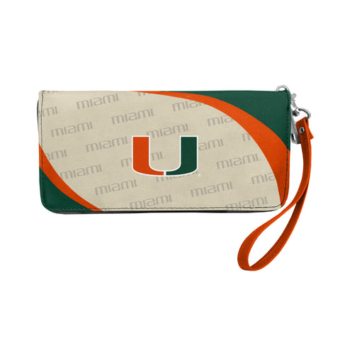 Miami Hurricanes Wallet Curve Organizer Style-0