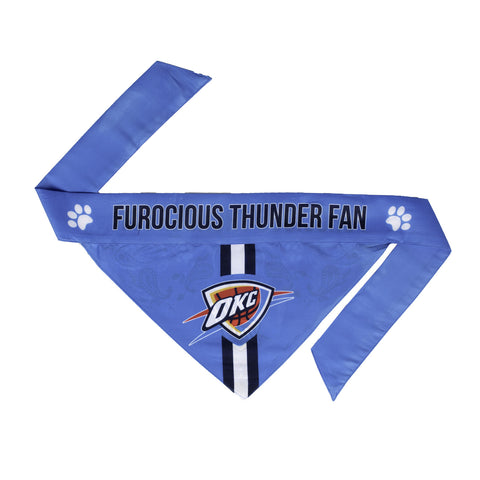 Oklahoma City Thunder Pet Bandanna Size M-0
