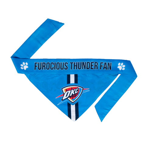 Oklahoma City Thunder Pet Bandanna Size L-0
