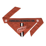 Detroit Red Wings Pet Bandanna Size M - Special Order-0