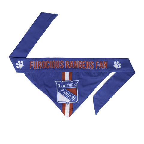 New York Rangers Pet Bandanna Size L - Special Order-0