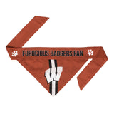 Wisconsin Badgers Pet Bandanna Size L - Special Order-0