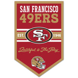 San Francisco 49ers Sign 11x17 Wood Chevron-0