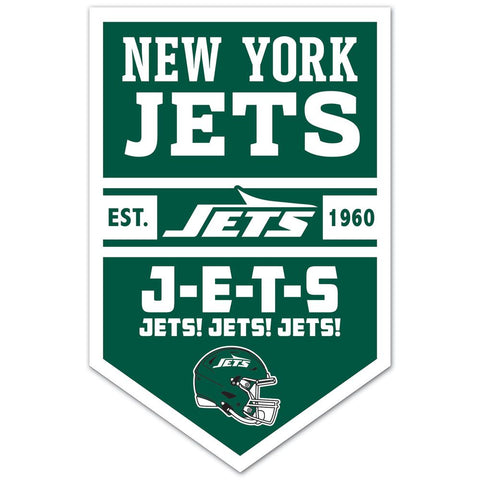 New York Jets Sign 11x17 Wood Chevron-0