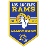 Los Angeles Rams Sign 11x17 Wood Chevron-0
