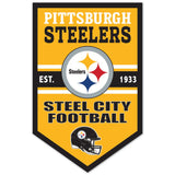 Pittsburgh Steelers Sign 11x17 Wood Chevron-0