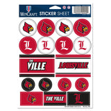 Louisville Cardinals Decal Sheet 5x7 Vinyl-0