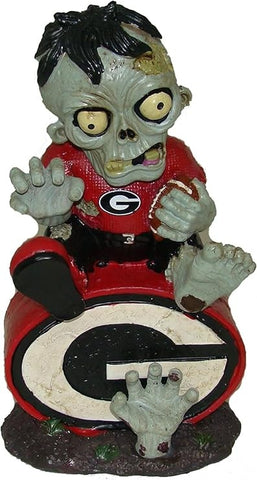 Georgia Bulldogs Zombie Figurine - On Logo w/Football-0