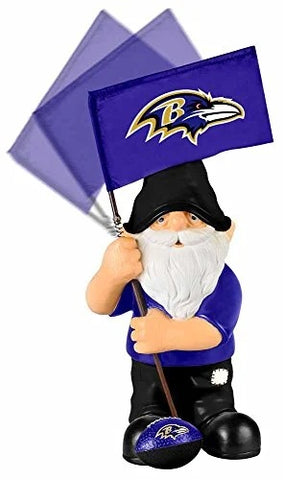 Baltimore Ravens Gnome - Springy Flag-0