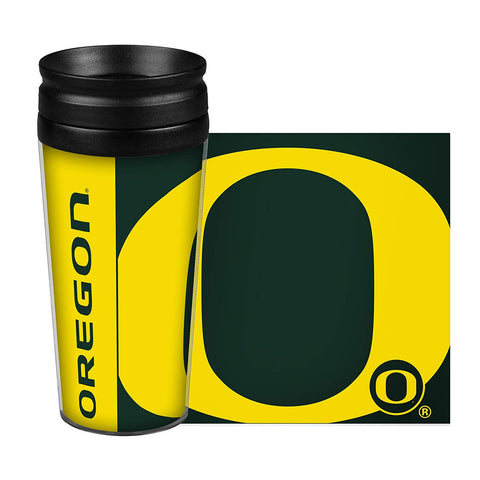Oregon Ducks Travel Mug 14oz Full Wrap Style Hype Design - Special Order-0