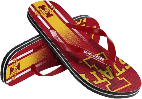 Iowa State Cyclones Flip Flop Unisex Gradient Big Logo - (1 Pair) - XL-0