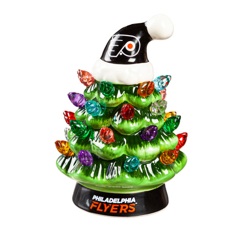 Philadelphia Flyers Christmas Tree 4 Inch LED Tabletop-0