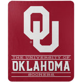 Oklahoma Sooners Blanket 50x60 Fleece Control Design-0