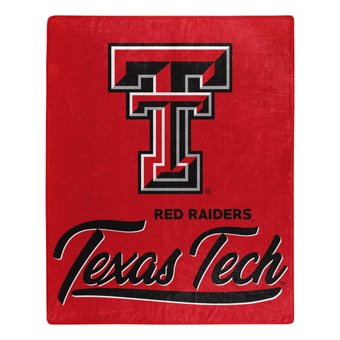 Texas Tech Red Raiders Blanket 50x60 Raschel Signature Design-0