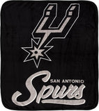 San Antonio Spurs Blanket 50x60 Raschel Signature Design-0