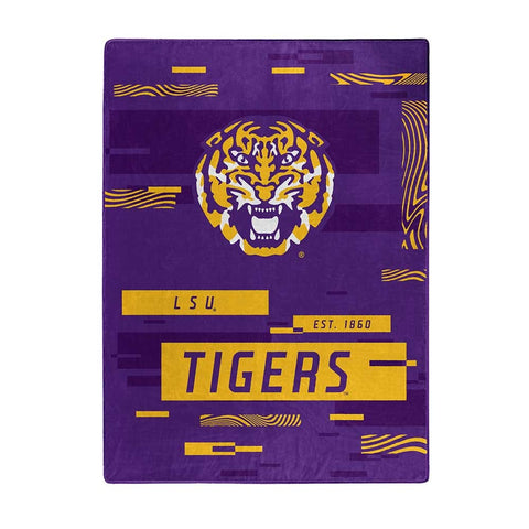 LSU Tigers Blanket 60x80 Raschel Digitize Design-0