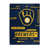 Milwaukee Brewers Blanket 60x80 Raschel Digitize Design-0