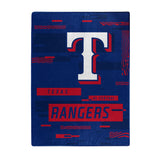 Texas Rangers Blanket 60x80 Raschel Digitize Design-0