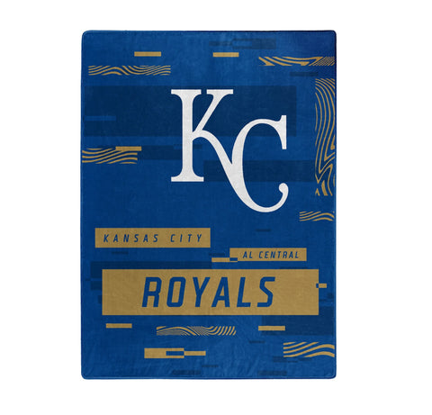 Kansas City Royals Blanket 60x80 Raschel Digitize Design-0