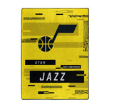 Utah Jazz Blanket 60x80 Raschel Digitize Design-0
