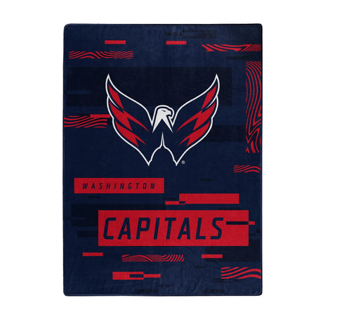 Washington Capitals Blanket 60x80 Raschel Digitize Design-0