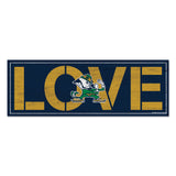 Notre Dame Fighting Irish Sign 8x23 Wood Love-0