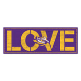 LSU Tigers Sign 8x23 Wood Love-0