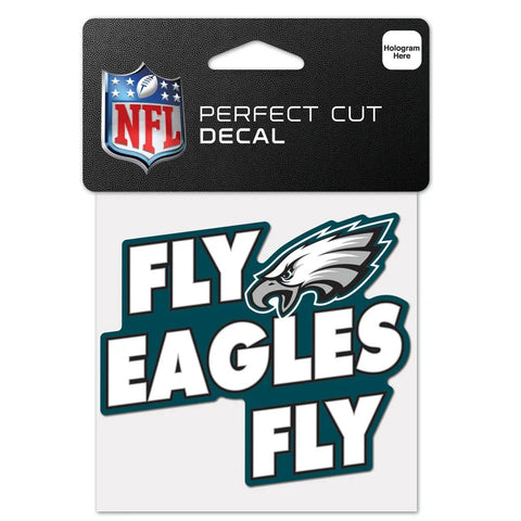 Philadelphia Eagles Decal 4x4 Perfect Cut Color Slogan-0