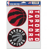 Toronto Raptors Decal Multi Use Fan 3 Pack Special Order-0