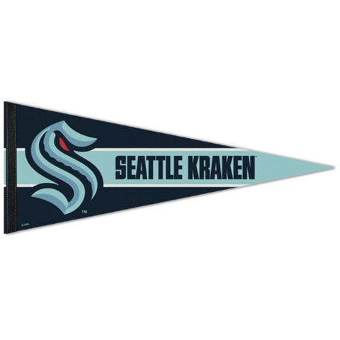 Seattle Kraken Pennant 12x30 Premium Style-0