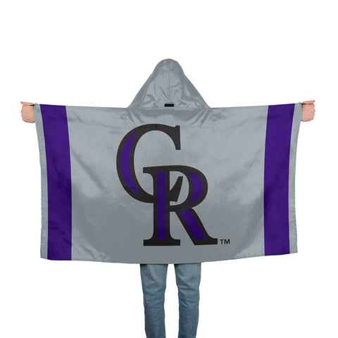 Colorado Rockies Hoodie Flag-0