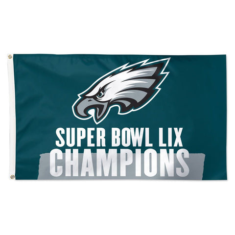 Philadelphia Eagles Flag 3x5 Deluxe with Grommets Super Bowl 59 Champ-0
