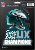 Philadelphia Eagles Magnet 6x9 Logo Super Bowl 59 Champ-0