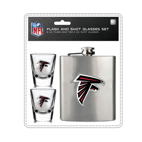 Atlanta Falcons Flask and Shot Glass Set-0
