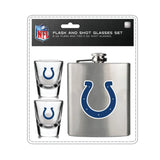 Indianapolis Colts Flask and Shot Glass Set-0