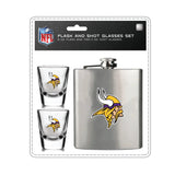 Minnesota Vikings Flask and Shot Glass Set-0