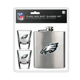 Philadelphia Eagles Flask and Shot Glass Set-0