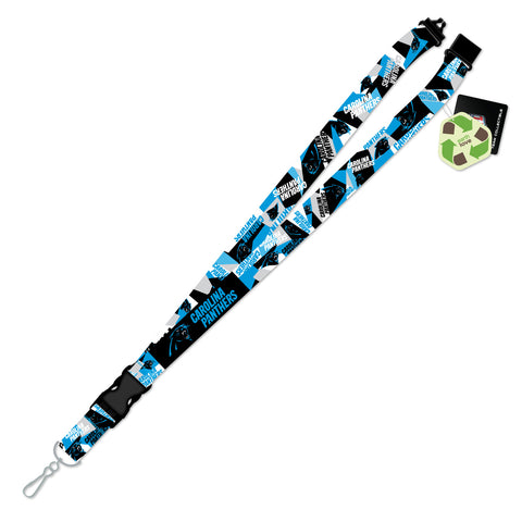 Carolina Panthers Lanyard Shattered Design-0