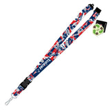 New England Patriots Lanyard Shattered Design-0