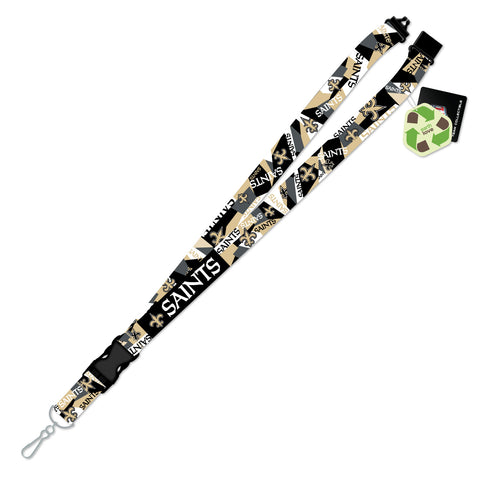 New Orleans Saints Lanyard Shattered Design-0