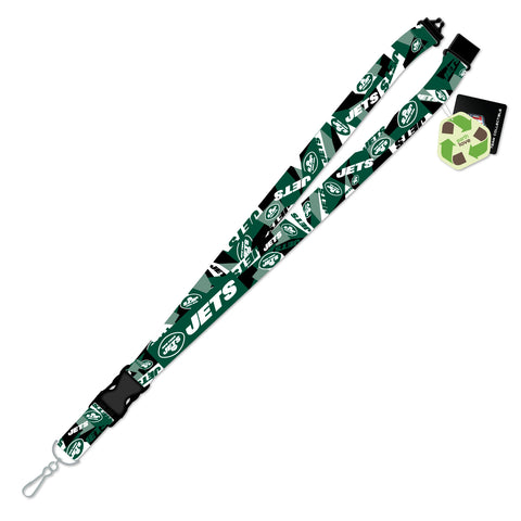 New York Jets Lanyard Shattered Design-0